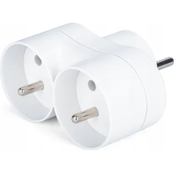 Elektrická zásuvka Elektrická Zásuvka rozbočka Montis bílá