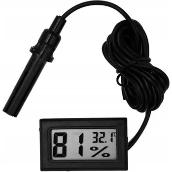 Domácí teploměr Digitální teploměr vlhkoměr s elektronickou sondou