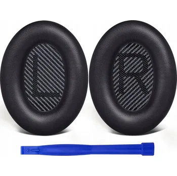 Příslušenství pro čtečku elektronické knihy Náušníky pro sluchátka IronPads kožené černé 2 ks pro BOSE QC35