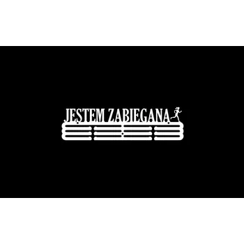 Věšák Jsem Zaneprázdněná #3 - BÍLÝ Věšák na medaile 40 cm