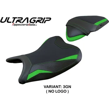 Moto sedlo TPZ Italia potah sedla Kawasaki Ninja 250 (18-19) Rainha ultragrip model potah sedla: bez loga 3GN (green)