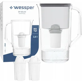 Filtrační konvice Filtrační konvice Wessper D1 SOLID FutureFlow 3,3 l černá