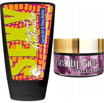 Sklenice Wild Tan Sexy Carrot Accelerator + Dárkový Kelímek Beauty Face