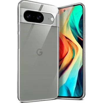 Pouzdro na mobilní telefon TENKÉ SILIKONOVÉ POUZDRO PRO GOOGLE PIXEL 8 + SKLO