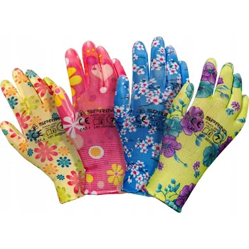 Pracovní rukavice Pracovní rukavice zahradní pro práci rukavičky odolné 12 PÁRŮ velikost 7 - S