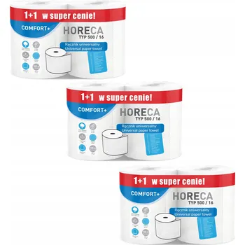 Papírový ručník PAPÍROVÉ UTĚRKY CELULÓZA HORECA COMFORT+ 3000 ÚTRŽKŮ 600M - 6 ROLÍ