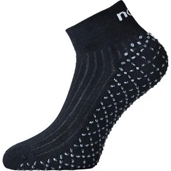 Pánské ponožky nols Ponožky protiskluzové půlplyš černé, vel. 44-46