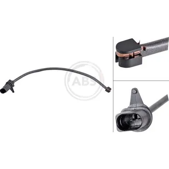 Brzdová destička Výstražný kontakt, opotřebení obložení A.B.S. 39966