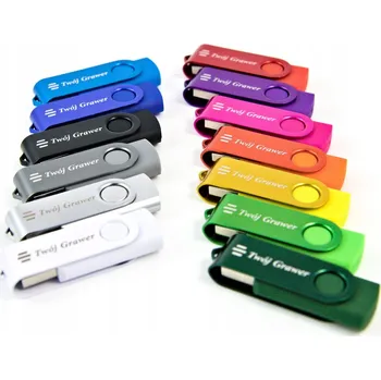 USB flash disk USB flash disk otočný do 512 MB stříbrný