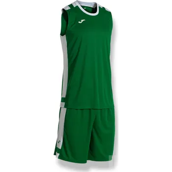 Basketbalový komplet JOMA LIDER, barva zelená - bílá, velikost 4XL