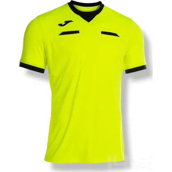 Fotbal Dres pro rozhodčí JOMA RESPECT III, barva zářivě žlutá, velikost L, logo FAČR s potiskem