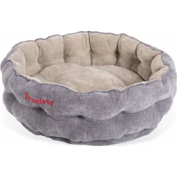 Pelíšek pro psa Pelíšek pro psa Truelove Donut šedý M (47 x 44 x 16 cm)