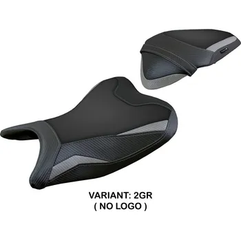 Moto sedlo TPZ Italia potah sedla Kawasaki Ninja 400 (18-23) Ribera model potah sedla: bez loga 2GR (grey)