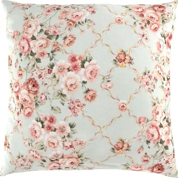 Bytový textil Kvalitex Dekorační polštář ROSÁLIE zelená Abmessungen der Kopfkissenbezüge: 50x50cm