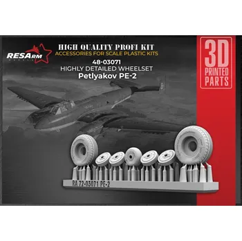 Plastikový model 1/72 Petlyakov Pe-2 wheels set