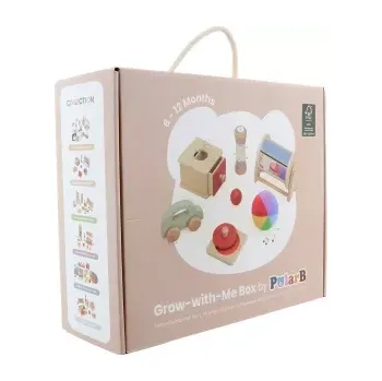 Dřevěná hračka Viga PolarB edukační set Grow with Me Malí průzkumníci