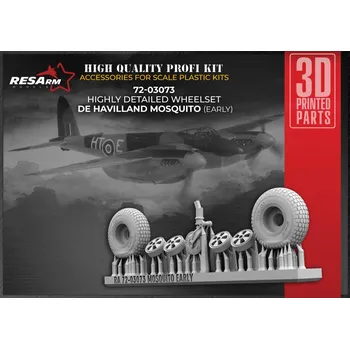Plastikový model 1/72 D.H. Mosquito (early) wheels set