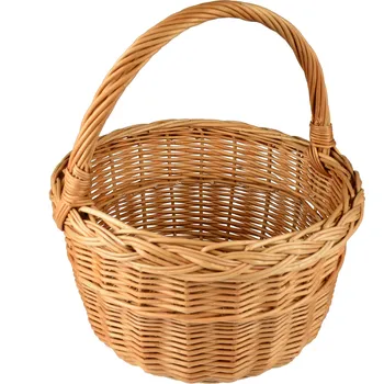 Nákupní košík Piknikový koš Wiklinowy-eu Bolerko velký, proutěný