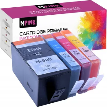 4x INKOUSTY DO HP OFFICEJET 6000 6500A 7000 7500A 920 XL Sada CMYK