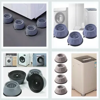 Praní a péče o prádlo ZESTAW PODKŁADEK POD PRAČKU ANTIVIBRAČNÍ PODLOŽKY POD PRAČKU NOHY GUMY