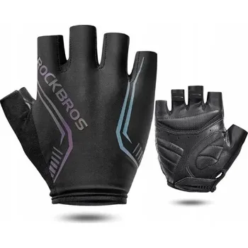 Cyklistické rukavice Cyklistické rukavice Rockbros M černé