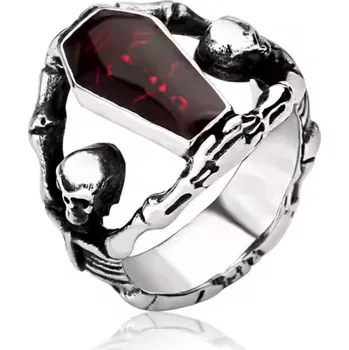 Prsten prsten Double Skull