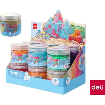 kinetický písek Písek kinetický 150g DELI EY012 mix