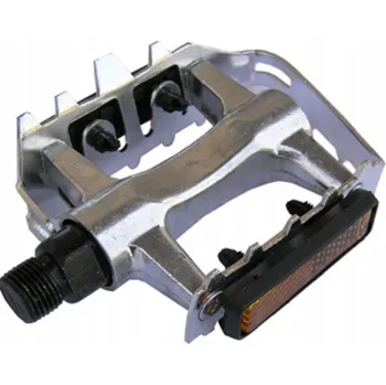 Pedál na kolo Platformové pedály CJ-9003 9/16 stříbrné