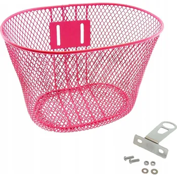 Košík na láhev Přední košík na kolo 2K pro dětská kola 12-20'' růžový