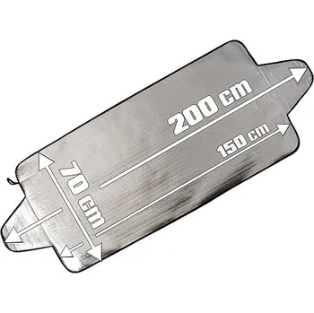 Stínítko do auta Plachta na přední sklo auta proti slunci i námraze 150x70cm