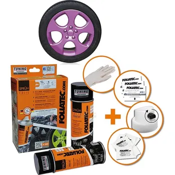 Autolak Foliatec stříkaná fólie ve spreji fialová lesklá 800ml