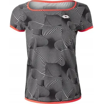 Dámské tričko TRIČKO LOTTO TENNIS TECH PRINTED DÁMSKÉ BÍLÉ S