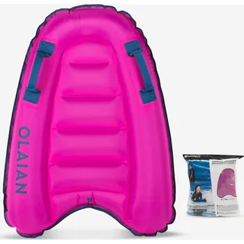 Bodyboard DECATHLON Nafukovací bodyboard pro děti od 4 do 8 let 15–25 kg růžový XS RŮŽOVÁ