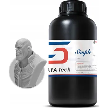 3D tisk 3D Tisková pryskyřice Siraya Simple Šedá (1 kg)