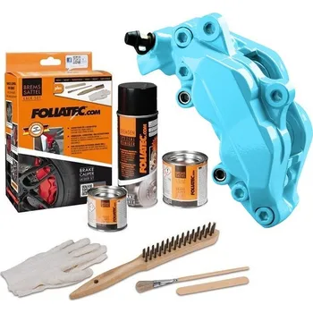 Autolak FOLIATEC dvousložková barva na brzdy nebesky modrá (Sky blue)