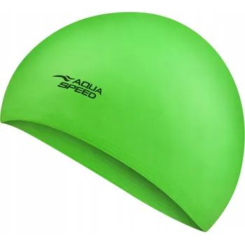 Plavecká čepice pro dospělé Latex Aqua Speed zelená