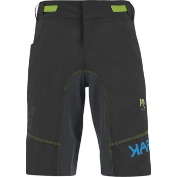 Pánské kraťasy KARPOS Ballistic Evo Shorts, Black/Ombre Blue/Green Fluo velikost: L