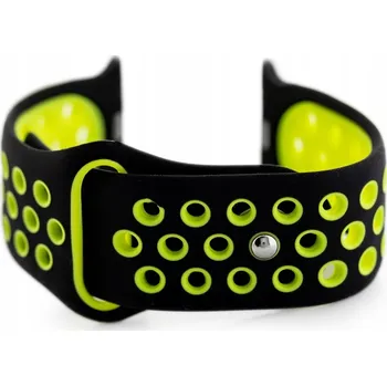 Řemínek na hodinky Řemínek pro Apple Watch U24 - černý/zelený - 42/44mm