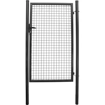 brána Brána Strend Pro METALTEC ECO, 1000/1200/50x50 mm, antracit, jednokrídlová, záhradná, ZN+PVC, RAL701