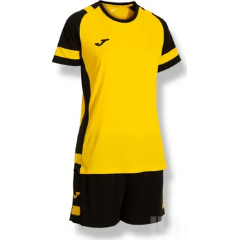 Fotbal Dámský komplet JOMA LIDER, barva žlutá - černá, velikost XL