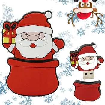 USB flash disk USB flash disk DIAWAY ŚWIĘTY MIKOŁAJ ŚWIĘTA WIGILIA BOŻENARODZENIE 32 GB USB 2.0 vícebarevný