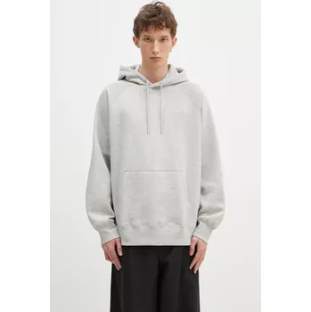 Pánská mikina Bavlněná mikina Wood Wood Fred hoodie 25217, L, šedá, 90X