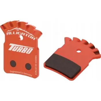 Brzda na kolo Brzdové destičky pro kotoučové brzdy Alligator DBP62TB polokovové s chladičem