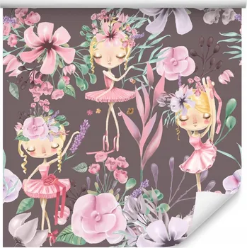Fototapeta Tapeta pro dívky BALETKY tanečnice květiny