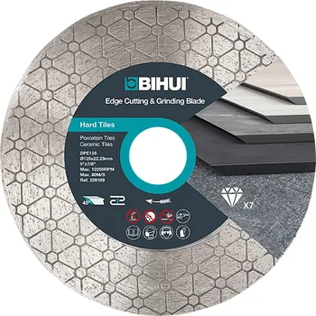 Řezný kotouč BIHUI Diamantový řezný kotouč, ø 125 × 2 × 22,23 mm, 12250 ot./min 23580