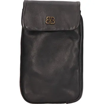 Kabelka Dámská kožená kabelka na telefon a doklady Bellicci Dorett - černá