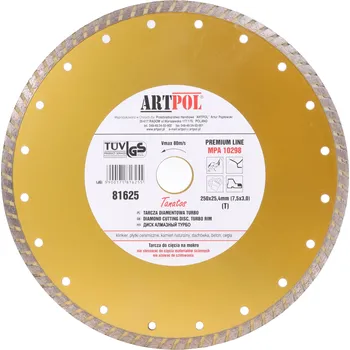 Řezný kotouč Diamantový kotouč 180 x 25,4 turbo na kámen a betonu