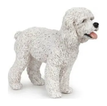 Figurka PAPO Pudl, bílá