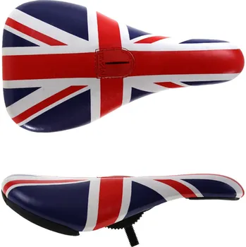 Sedlo na kolo BMX Sedlo Total Bmx Brit - tmavě modrá/červená