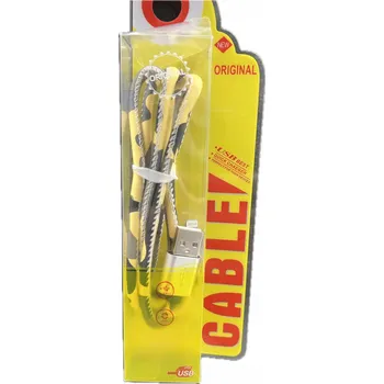 Datový kabel Kabel USB - Apple Lightning 1 m, vícebarevný